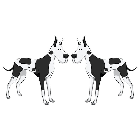 Signmission Great Dane Dog Decal, Dog Lover Decor Vinyl Sticker D-18-Great Dane